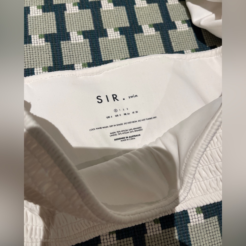 Sir. The Label Louis Ruched Brief and Louis Bandeau Ivory Bikini - Picture 7 of 13
